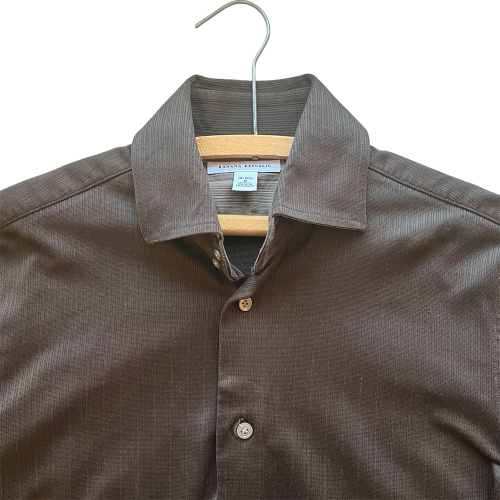 Banana Republic Brown Casual Button Down Shirt
